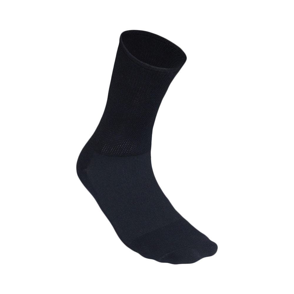 Heelium Diabetic Bamboo Socks Black Free Size - Image 1