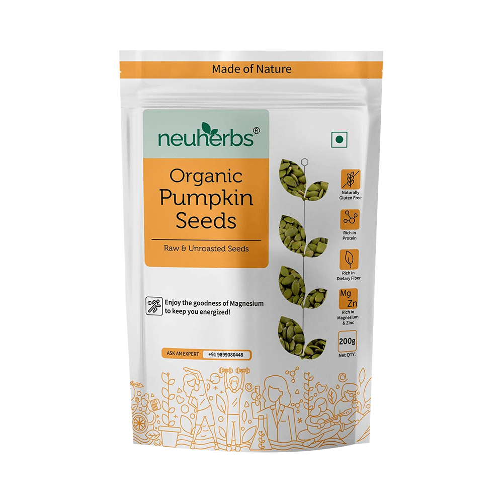 Neuherbs Pumpkin Raw  Unroasted Seeds - Image 1