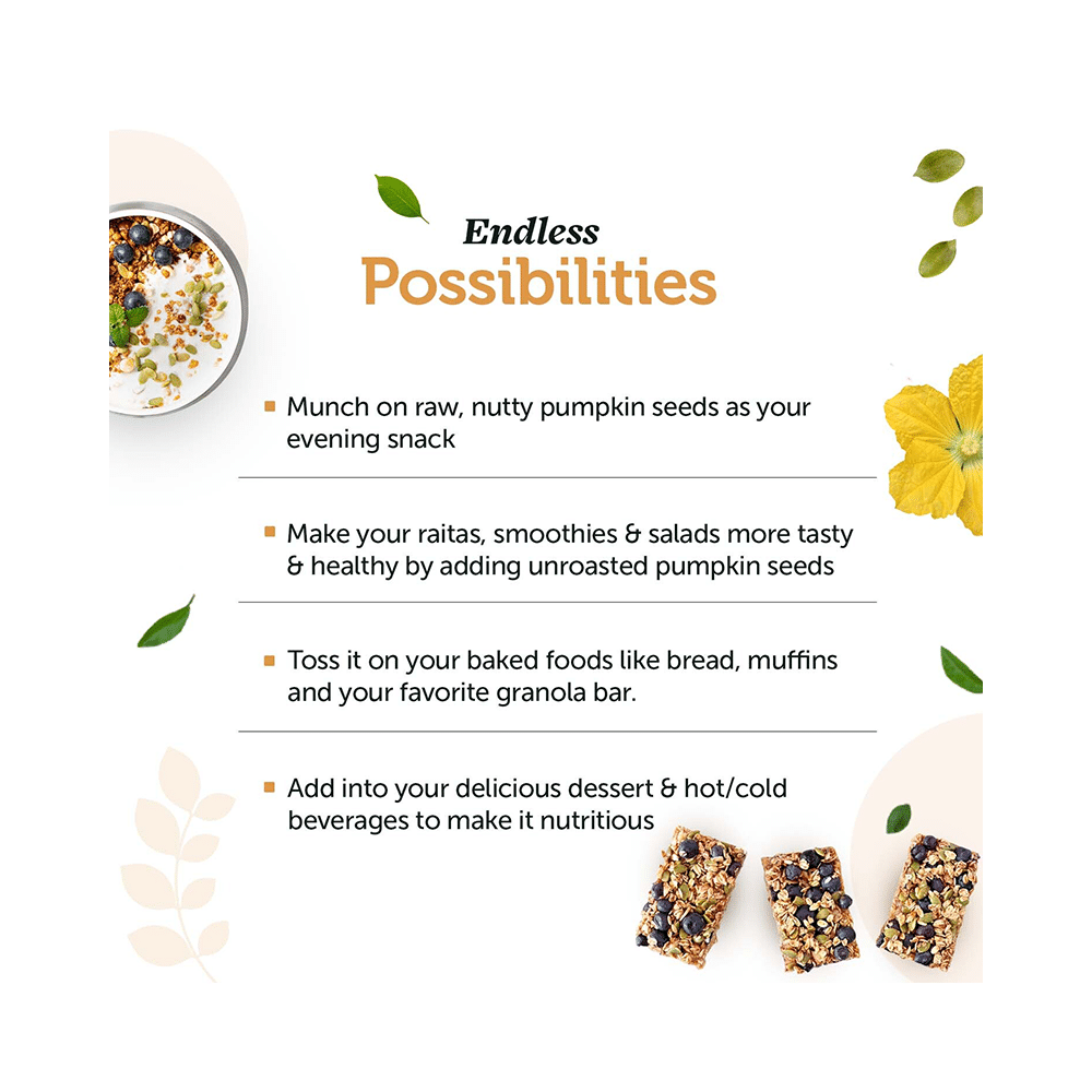 Neuherbs Pumpkin Raw  Unroasted Seeds - Image 6