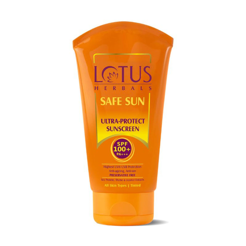 Lotus Herbals Safe Sun Ultra-Protect Sunscreen SPF 100+ PA+++ - Image 1