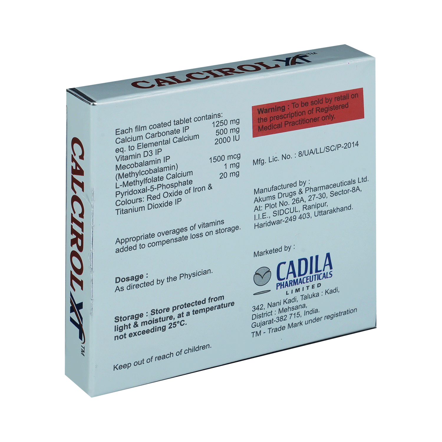 Calcirol XT Tablet - Image 3