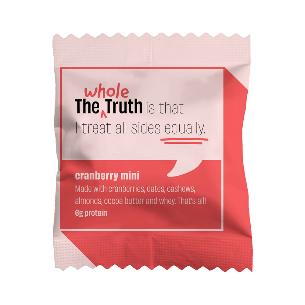 The Whole Truth Mini Protein Bar (27gm Each) | Flavour Cranberry - Image 2