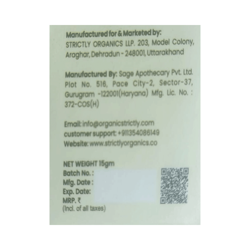 Strictly Organics India 3% Caffeine Under Eye Gel For Dark Circles & Puffiness With Niacinamide - Image 2