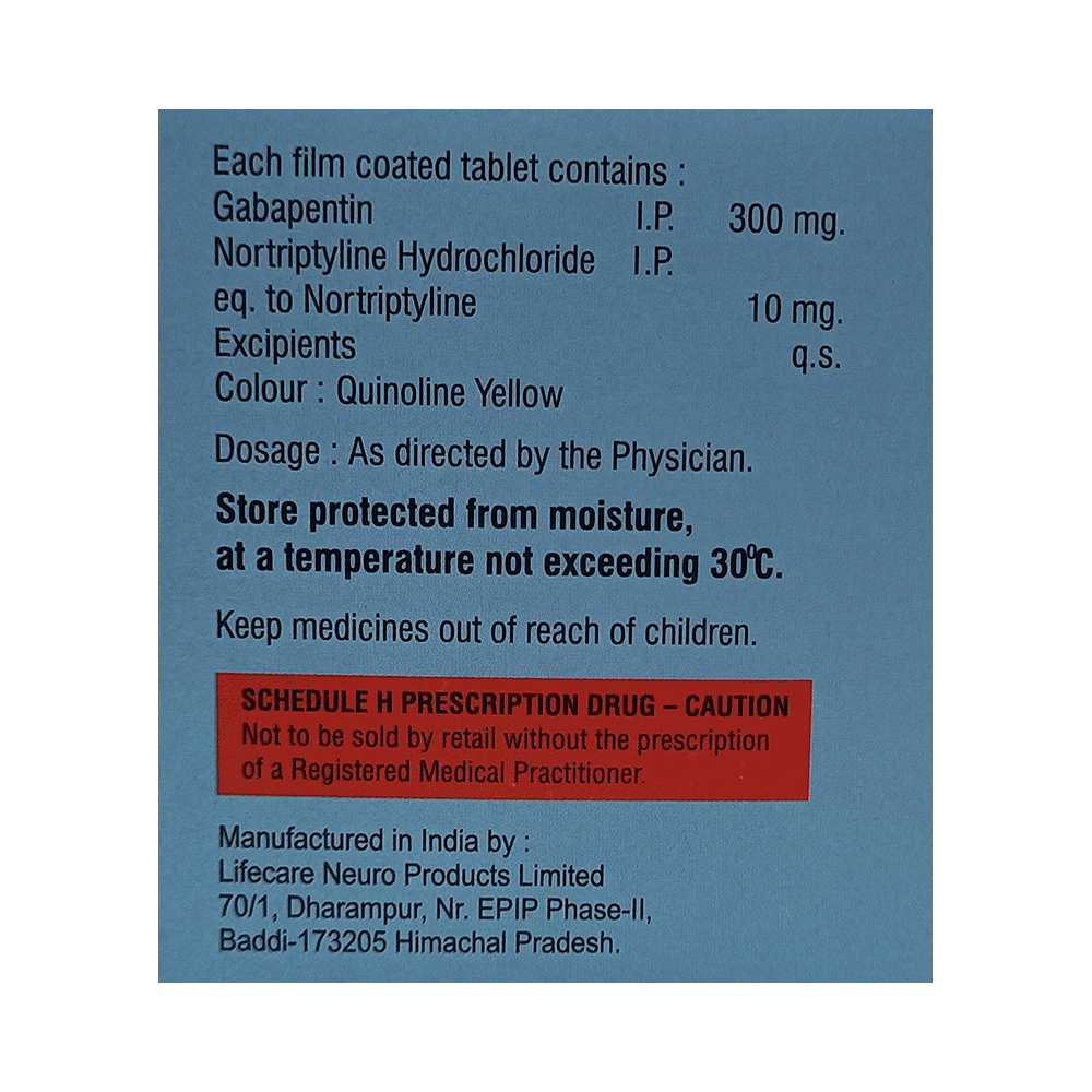 Gabaden NT 300 Tablet - Image 2