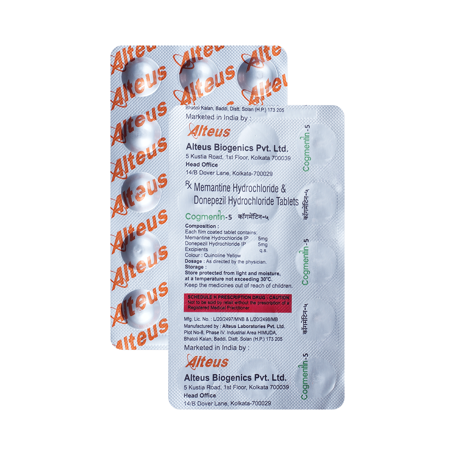 Cogmentin 5mg/5mg Tablet