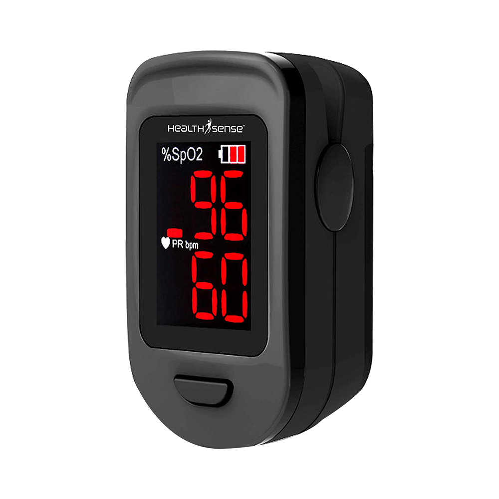 Health Sense FP 900 Accu Beat Fingertip Pulse Oximeter Black - Image 1
