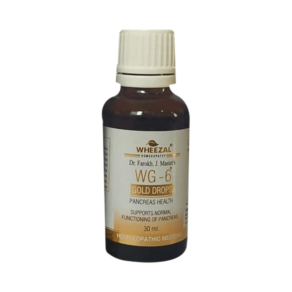 Wheezal WG6 Pancreas Health Gold Drop - Image 2