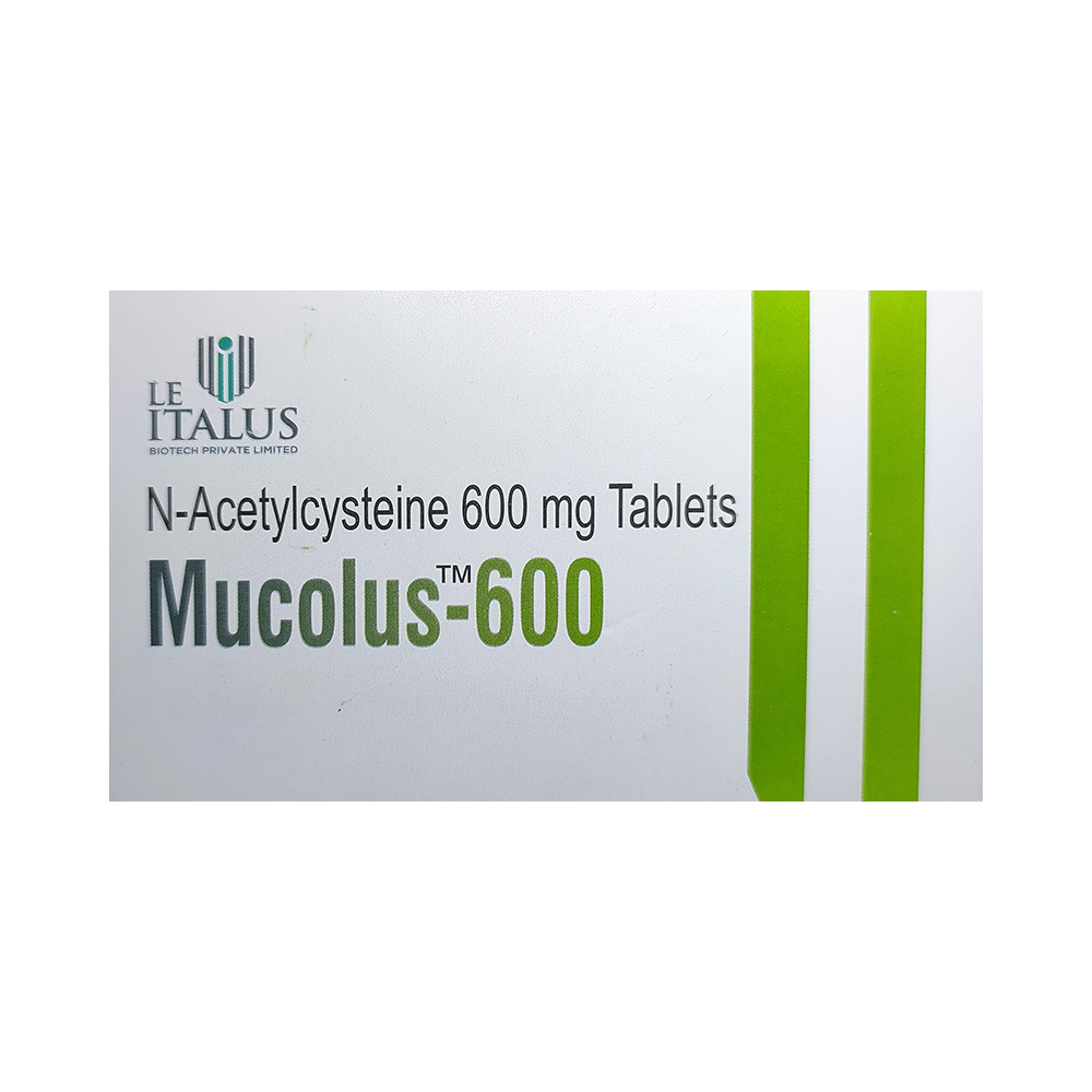 Mucolus 600 Tablet - Image 1