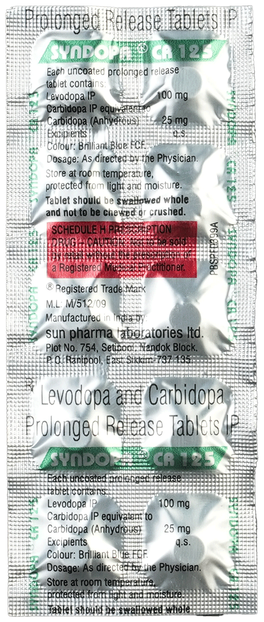 Syndopa CR 125 Tablet - Image 1