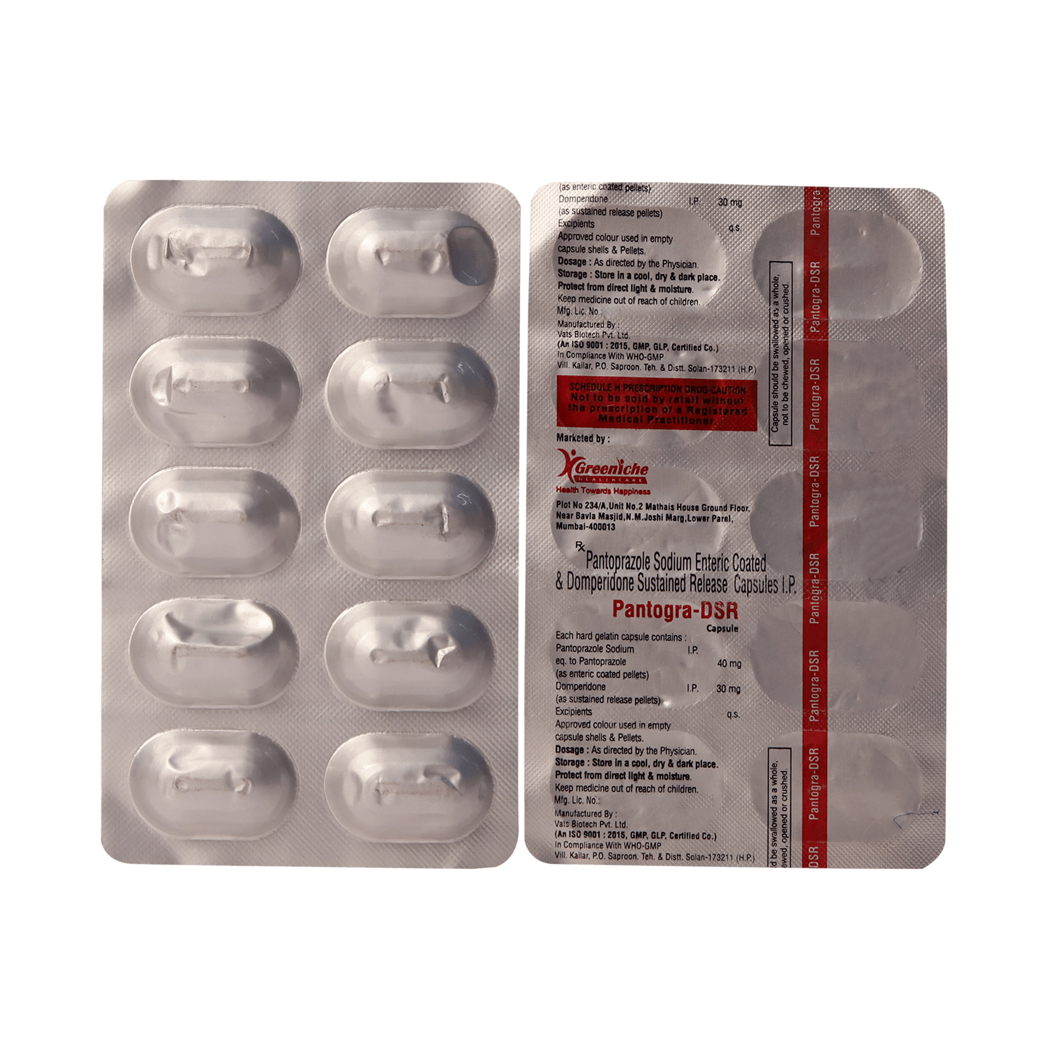 Pantogra D 30mg/40mg Capsule SR - Image 1