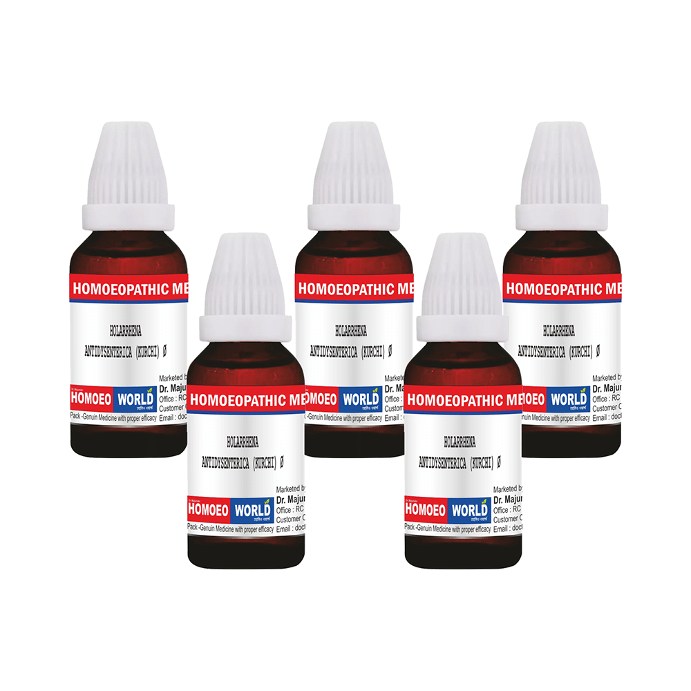 Dr. Majumder Homeo World Holarrhena Antidysenterica Kurchi Mother Tincture (30ml Each) Q