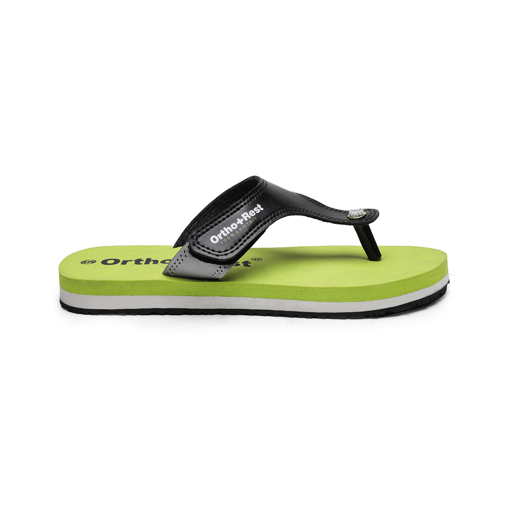 Ortho + Rest L700 Extra Soft Flip Flop Orthopedic Slippers for Women & Girls Olive 4 - Image 7