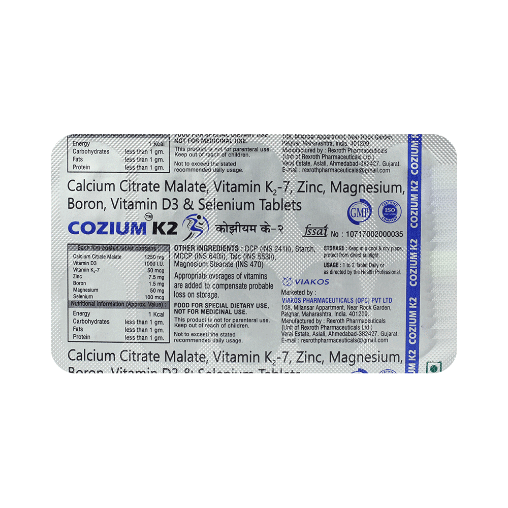 Viakos Cozium K2 Tablet - Image 3