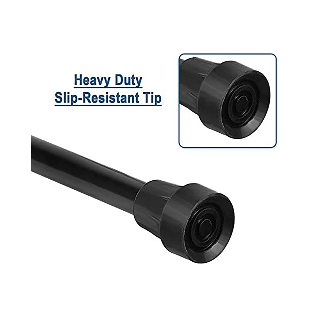 Be Safe Forever Aluminium Folding Height Adjustable Walking Stick Black - Image 3