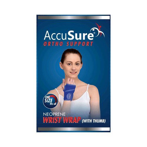 AccuSure W-2 Neoprene Wrist Wrap With Thumb