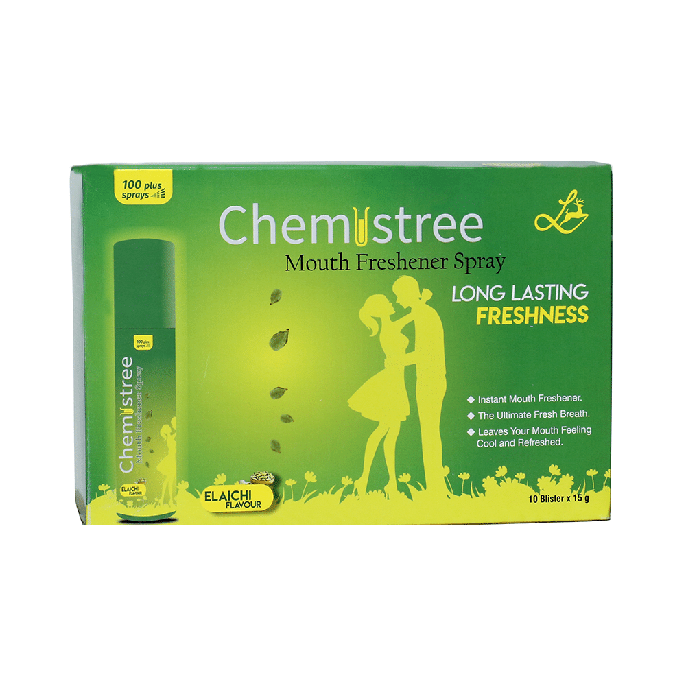 Chemistree Mouth Freshener Spray (15gm Each) Elaichi