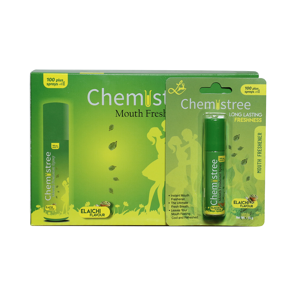Chemistree Mouth Freshener Spray (15gm Each) Elaichi - Image 2