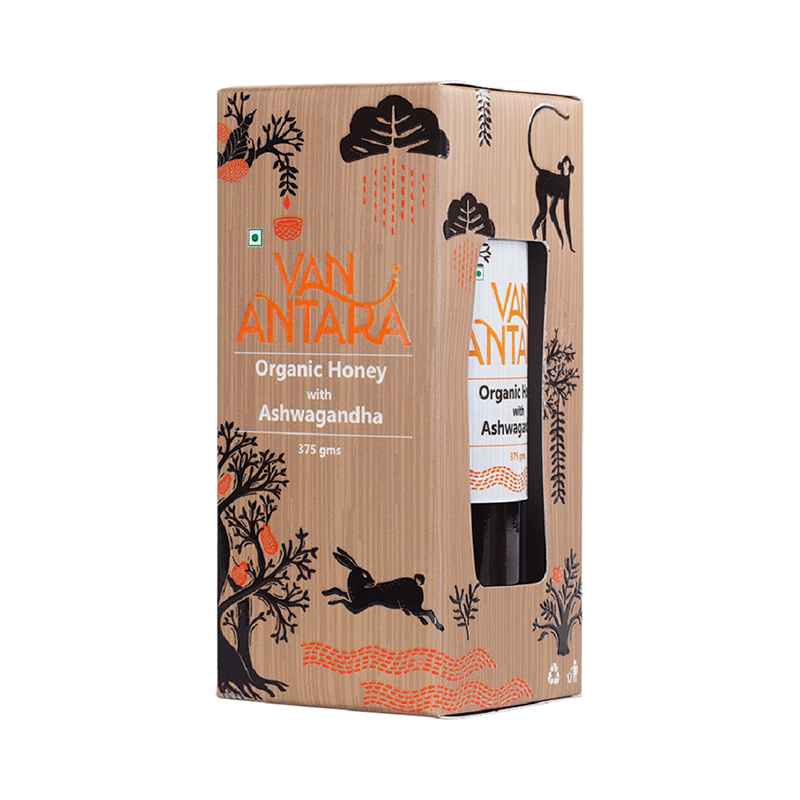 Van Antara Organic Honey with Ashwagandha - Image 1