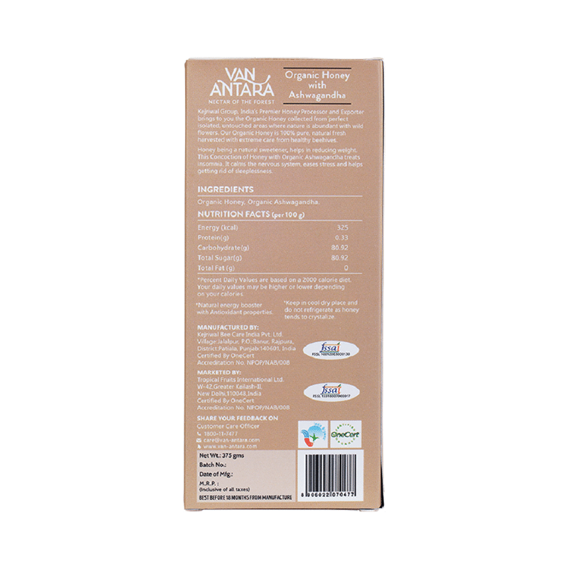 Van Antara Organic Honey with Ashwagandha - Image 3