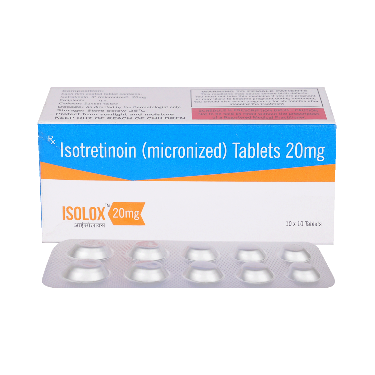 Isolox 20mg Tablet - Image 1