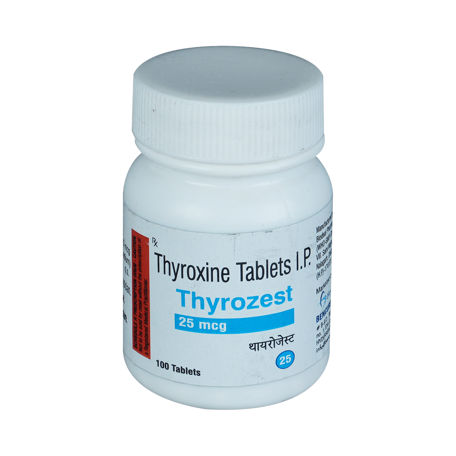 Thyrozest 25mcg Tablet - Image 1