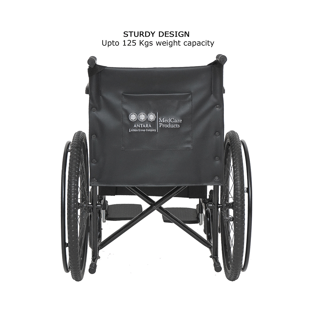 Antara Wheel Easy Wheelchair Black - Image 6