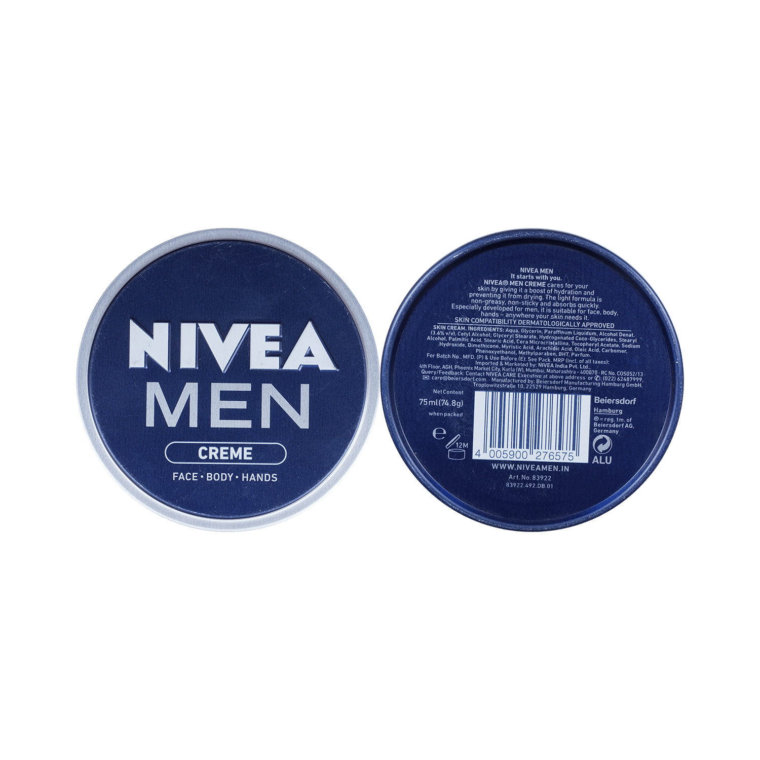 Nivea Men Moisturiser Creme for Face, Body & Hands - Image 1