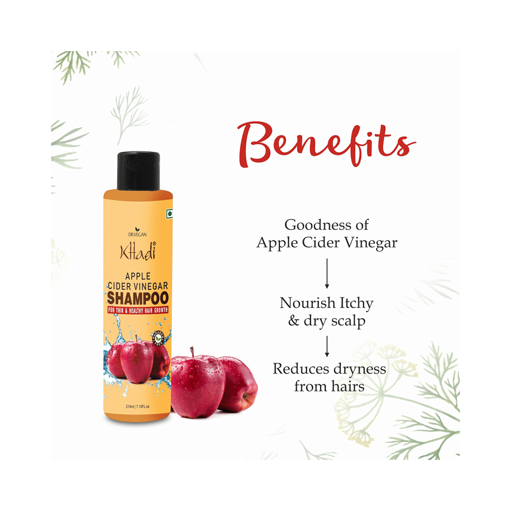 Dr. Vegan Khadi Apple Cider Vinegar Shampoo - Image 7
