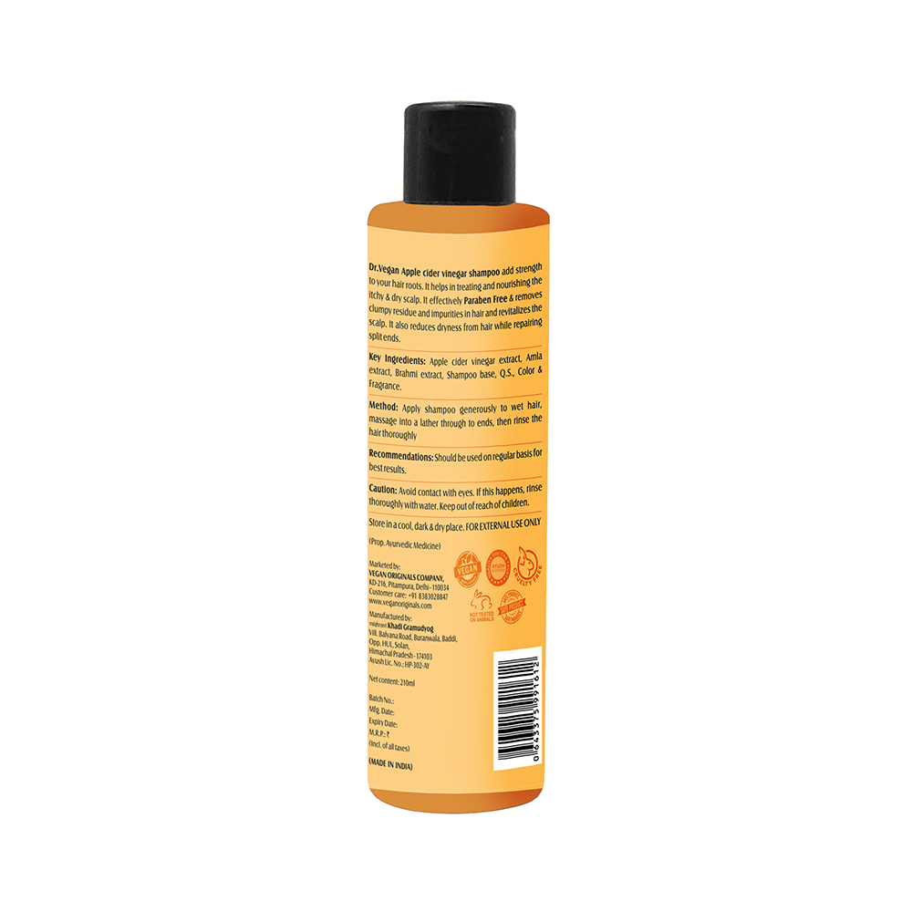 Dr. Vegan Khadi Apple Cider Vinegar Shampoo - Image 2