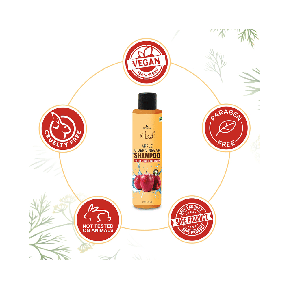 Dr. Vegan Khadi Apple Cider Vinegar Shampoo - Image 5