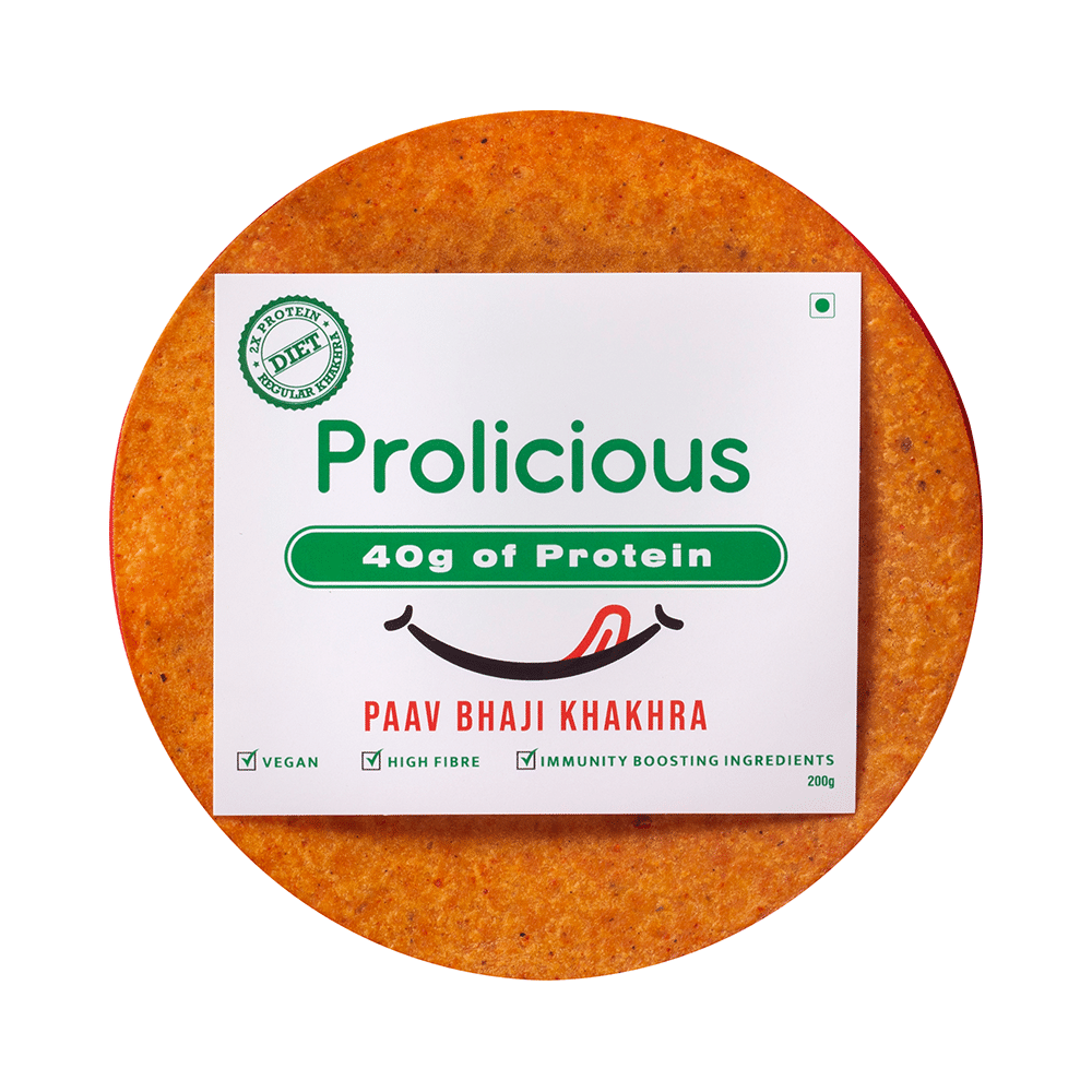 Prolicious Paav Bhaji Khakhra (200gm Each) - Image 1