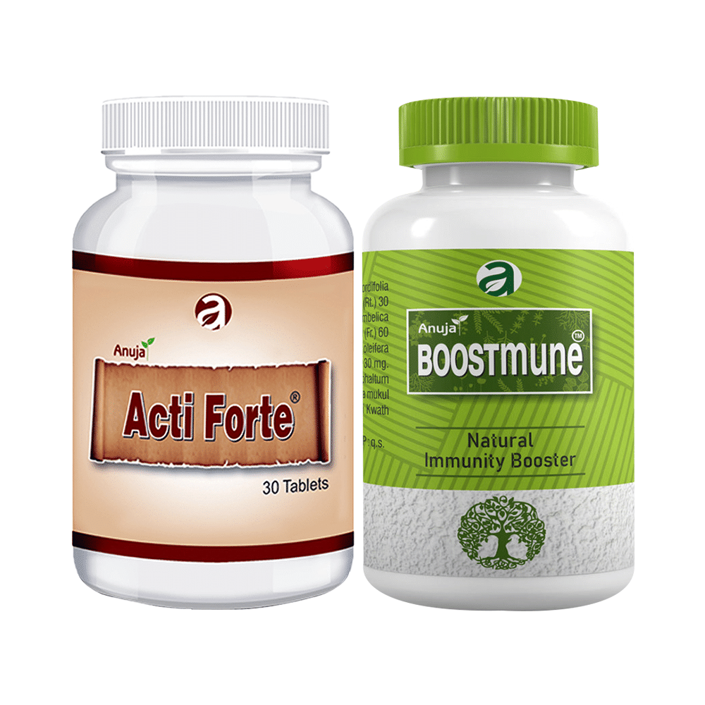 Anuja Combo Pack Acti Forte Tablet 30 & Boostmune Capsule 60 - Image 1