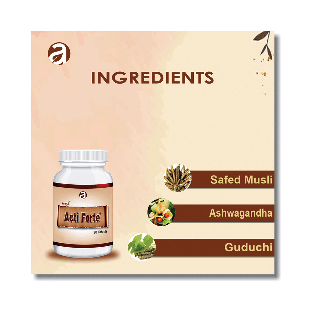 Anuja Combo Pack Acti Forte Tablet 30 & Boostmune Capsule 60 - Image 6