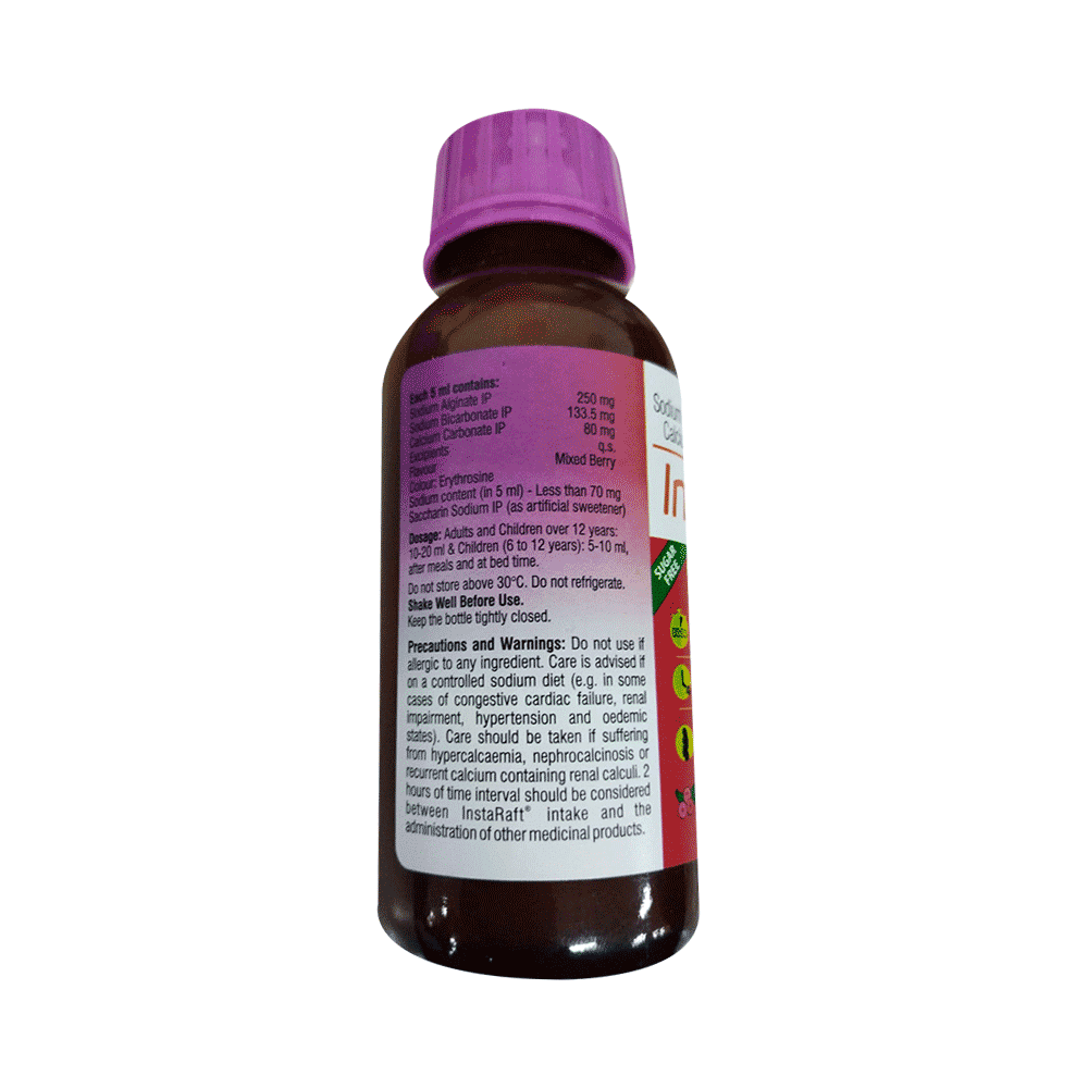 Insta Raft Oral Suspension Mixed Berry - Image 2