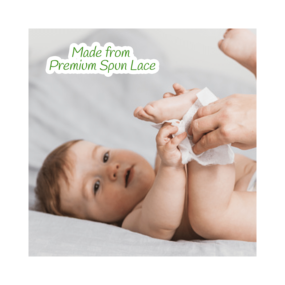 Mee Mee Caring Baby Wet Wipes with Aloe Vera & Lemon Extract (72 Each) - Image 5