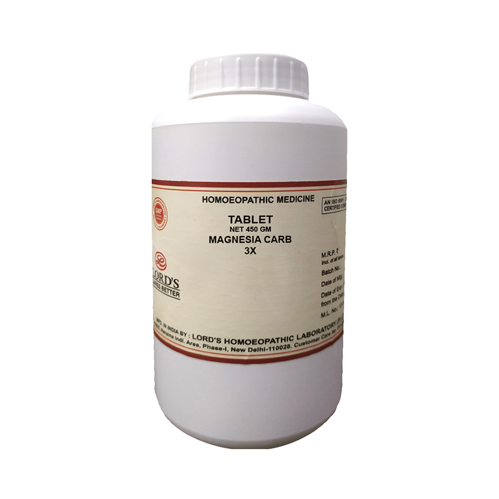 Lord's Magnesia Carb Trituration Tablet 3X - Image 1