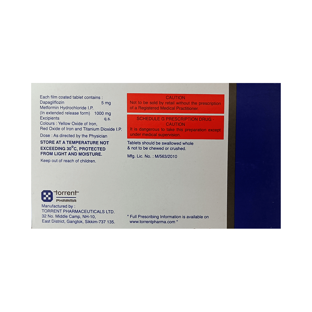 Glucreta M 5+1000 Tablet ER - Image 2