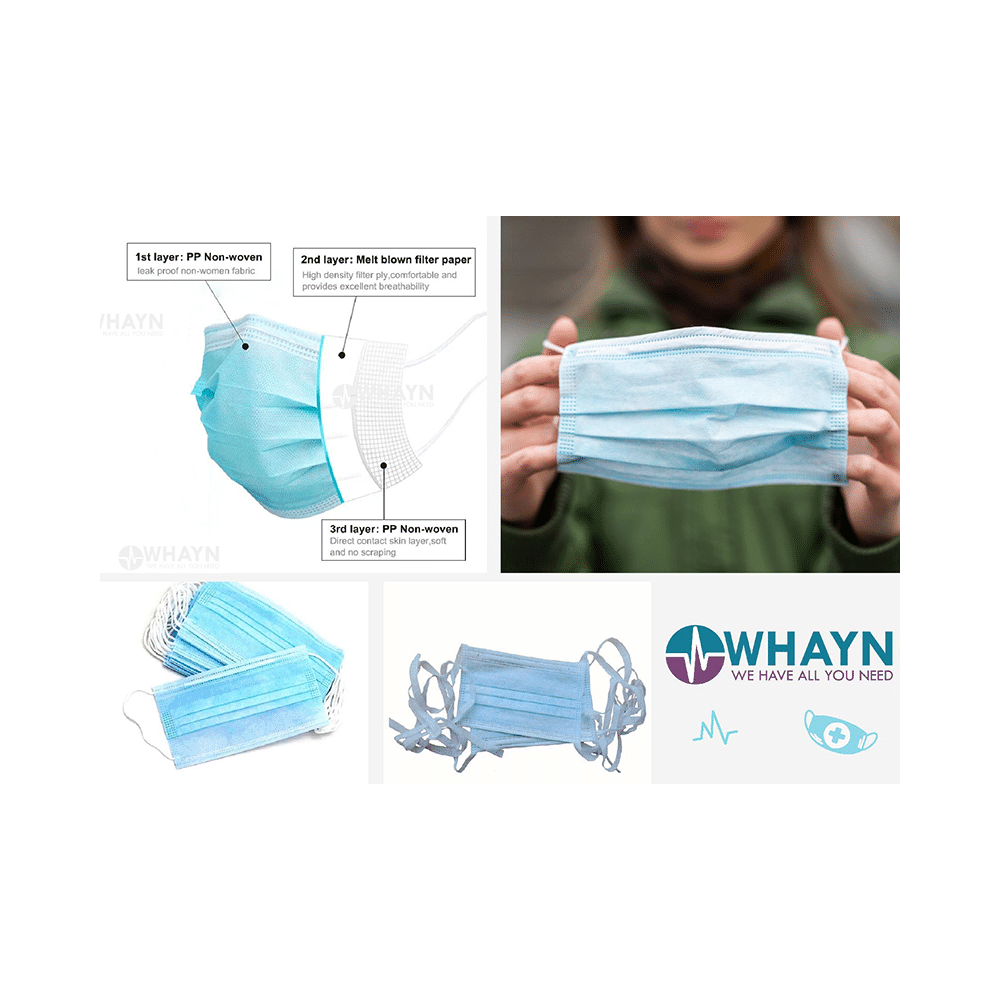 Whayn 3 Ply LMN Mask (Melt Blown Filter) - Image 2