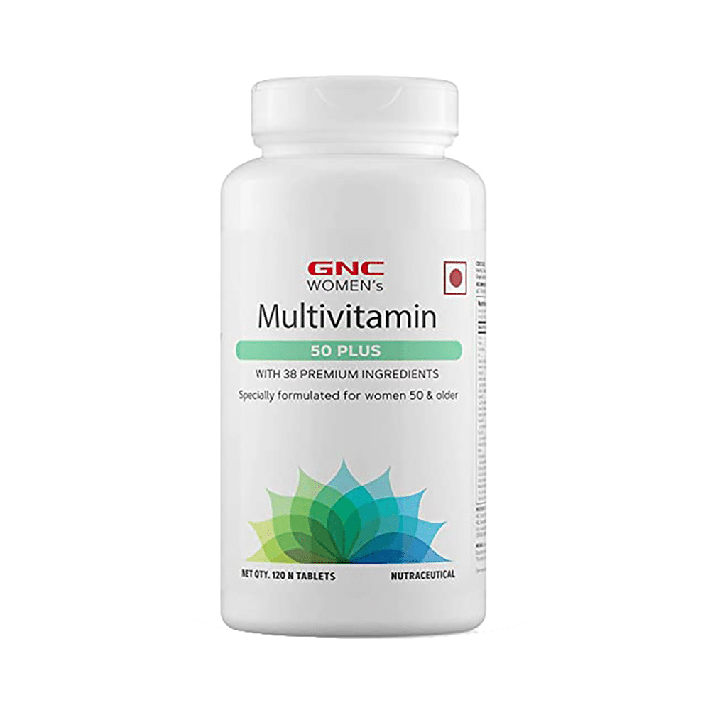 GNC Women's Multivitamin 50 Plus | For Joints & Anti-Ageing Support | Tablet - Image 1