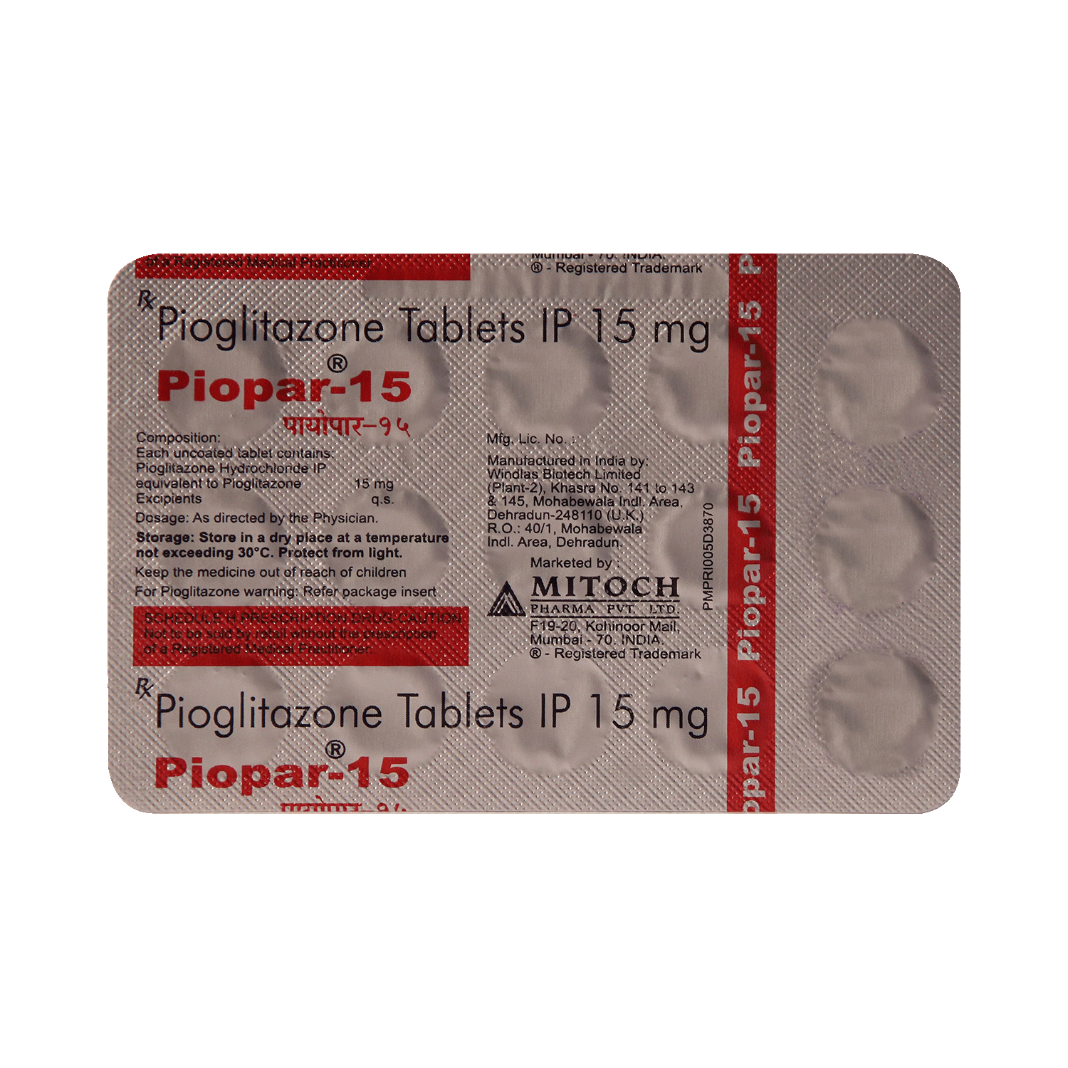 Piopar 15 Tablet - Image 5