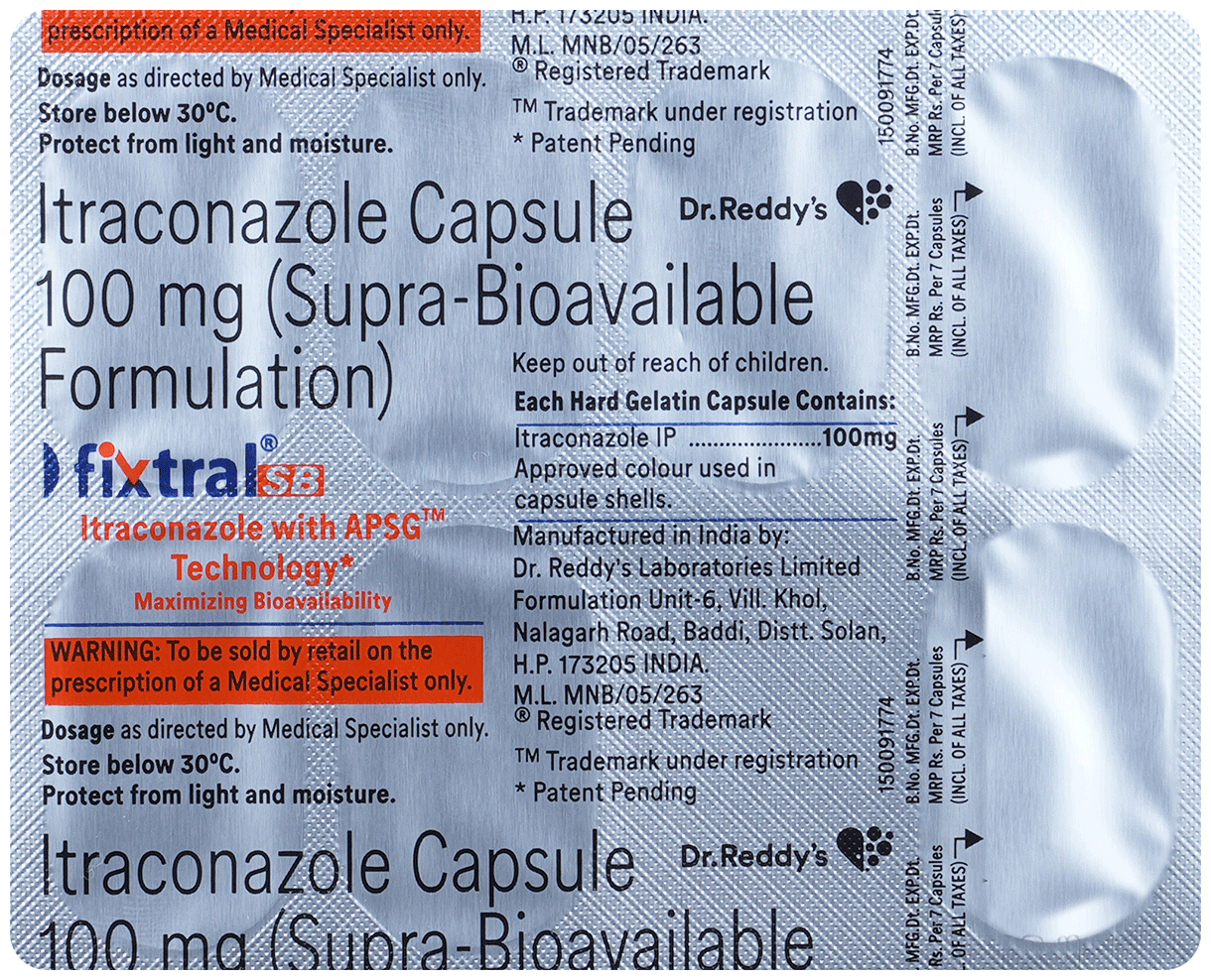 Fixtral SB 100mg Capsule - Image 4