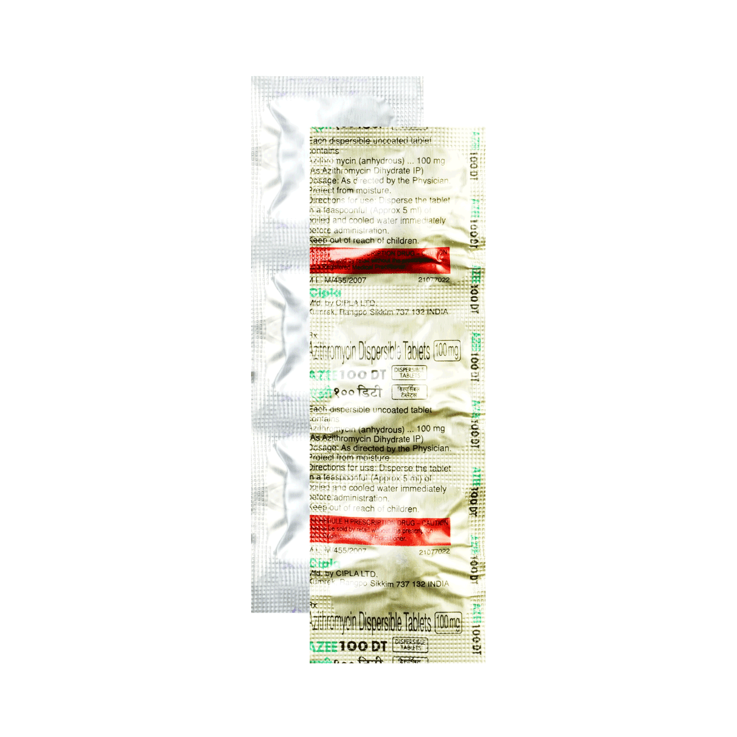 Azee 100mg Tablet DT - Image 1