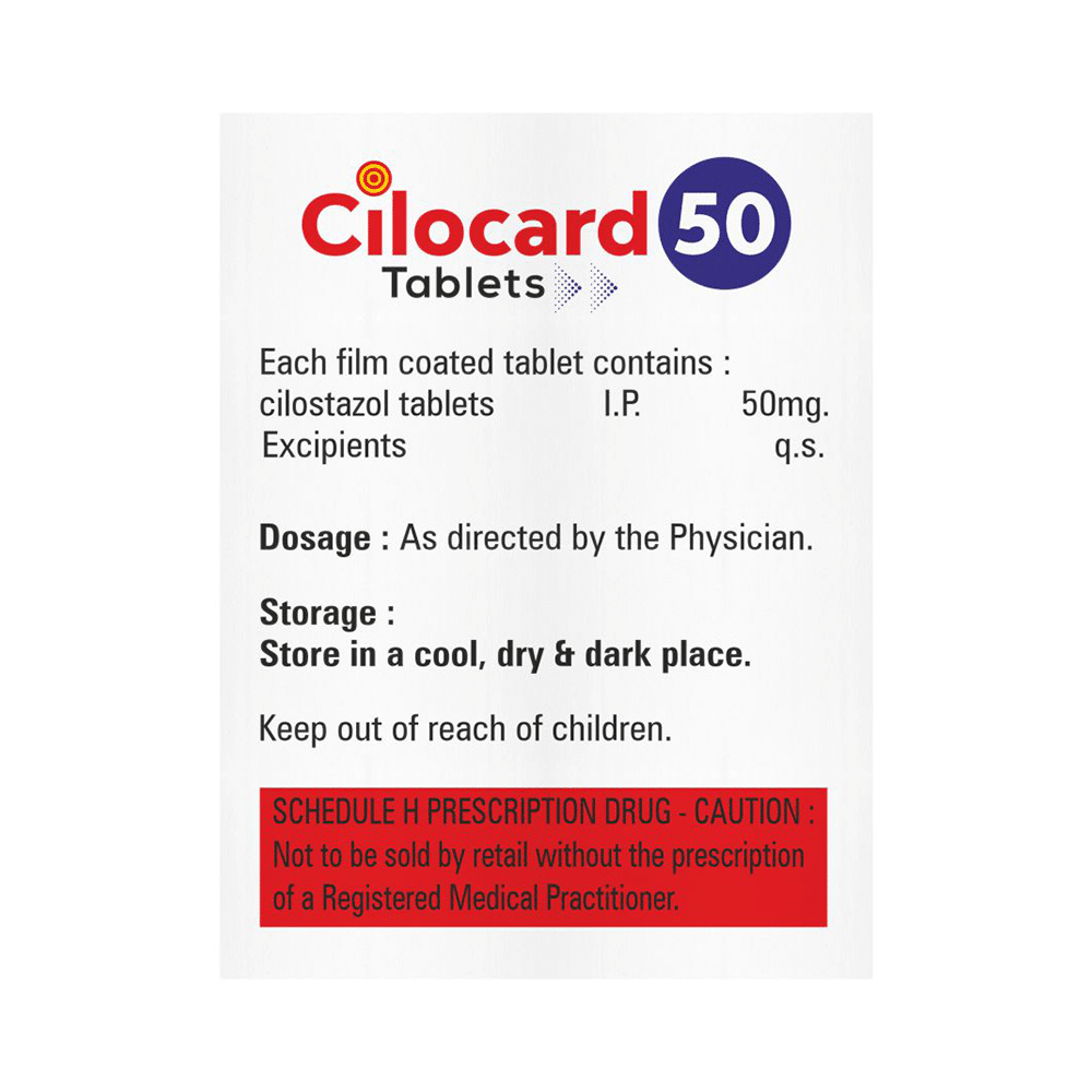 Cilocard 50mg Tablet - Image 2