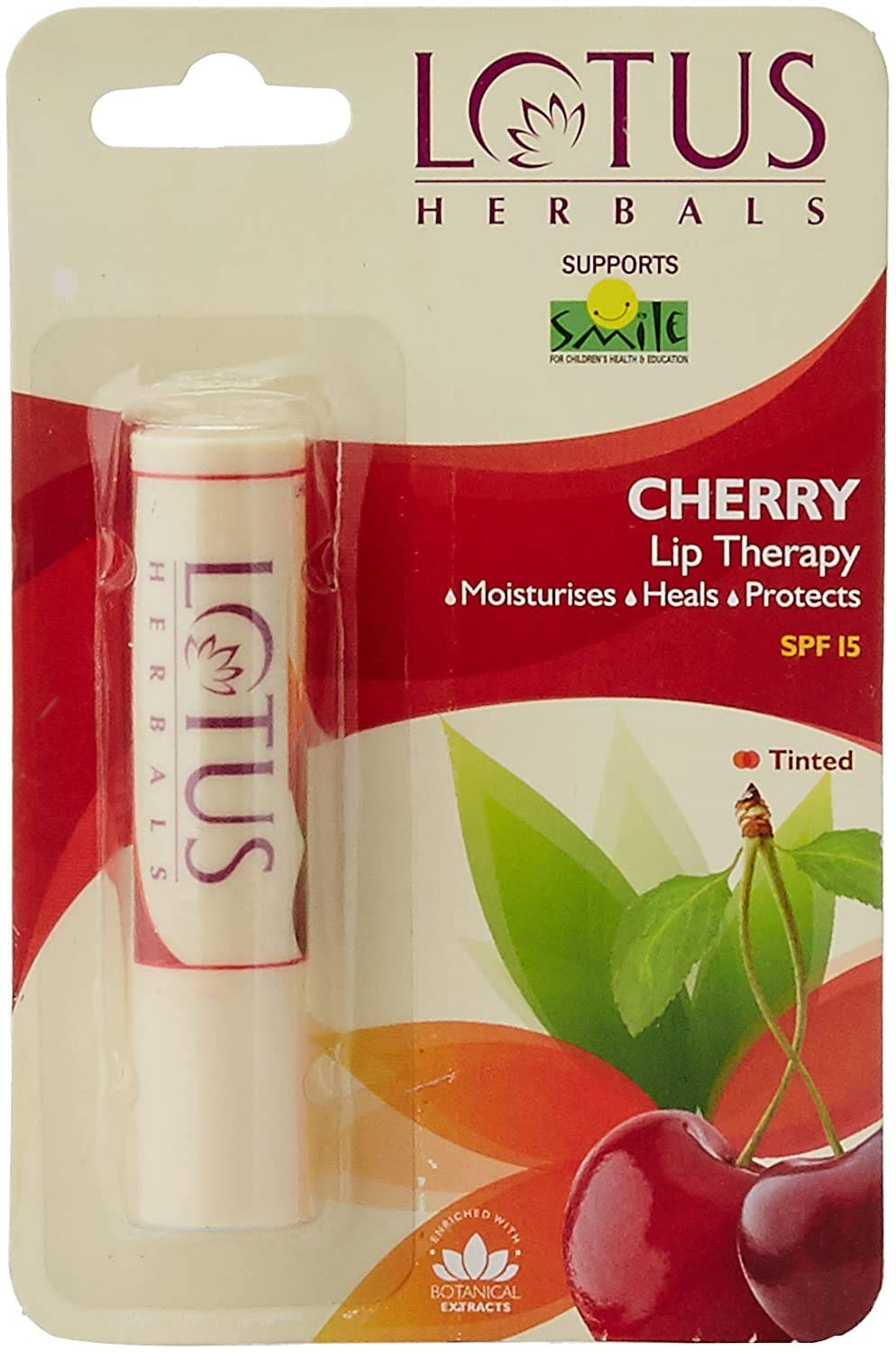 Lotus Herbals Lip Therapy Cherry - Image 1