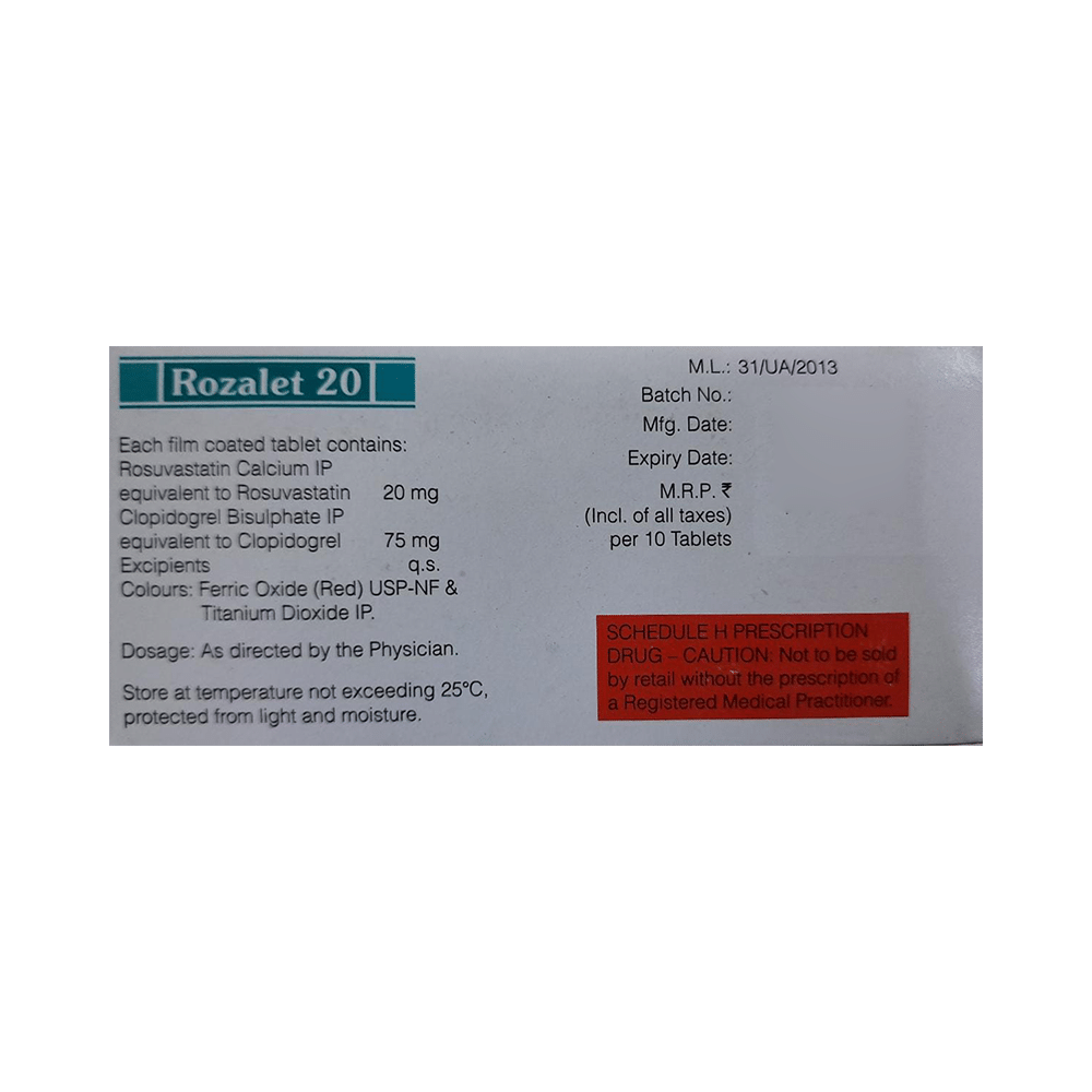 Rozalet 20 Tablet - Image 2