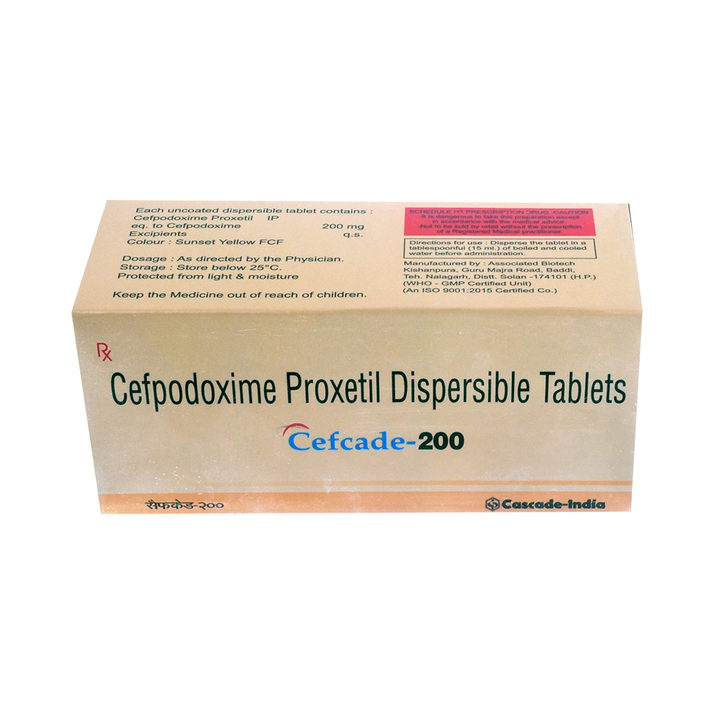 Cefcade 200 Tablet