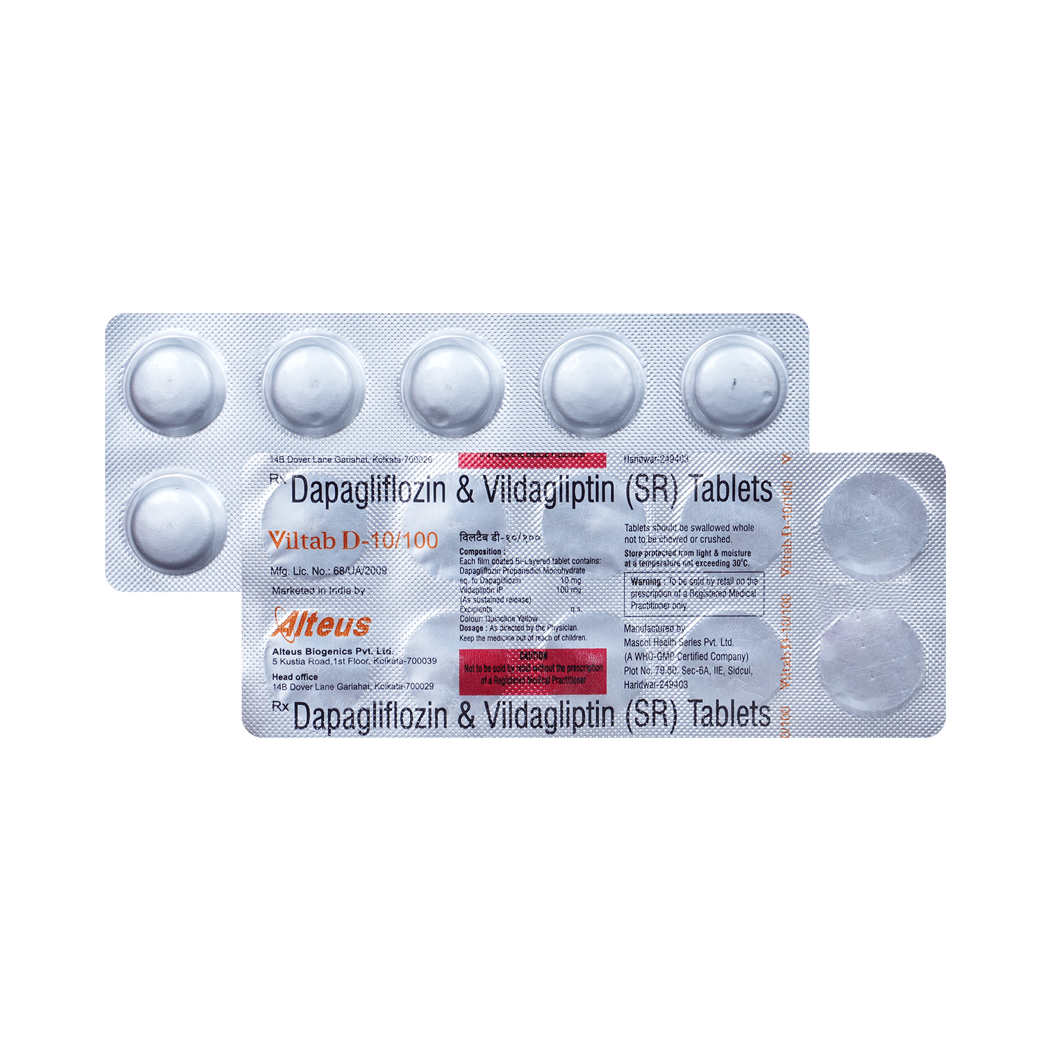Viltab D 10/100 Tablet SR