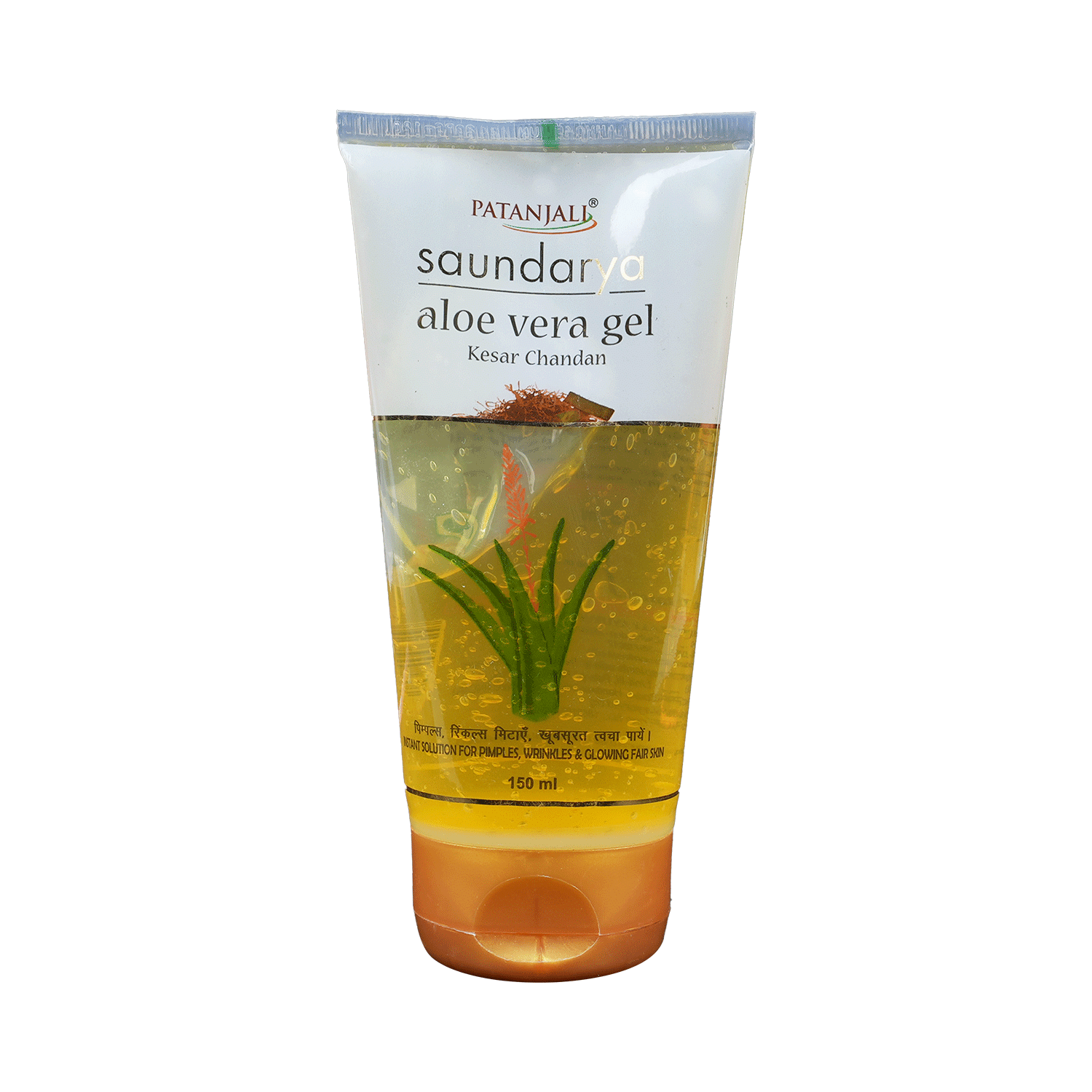 Patanjali Ayurveda Saundarya Aloe Vera Gel Kesar Chandan | Manages Pimples, Wrinkles & Skin Health - Image 2