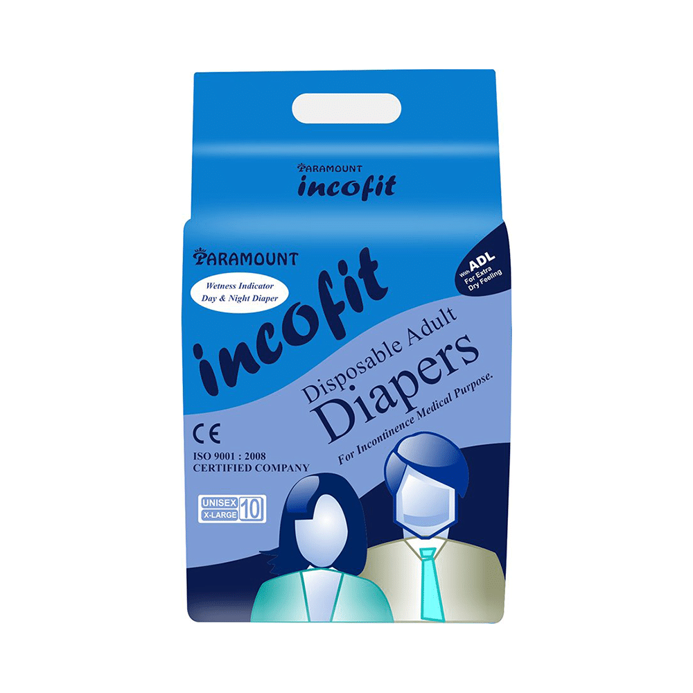 Paramount Incofit Disposable Adult Diaper XL - Image 1