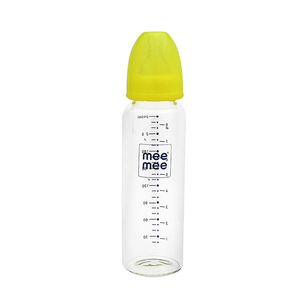 Mee Mee Premium Glass Feeding Bottle Green - Image 5